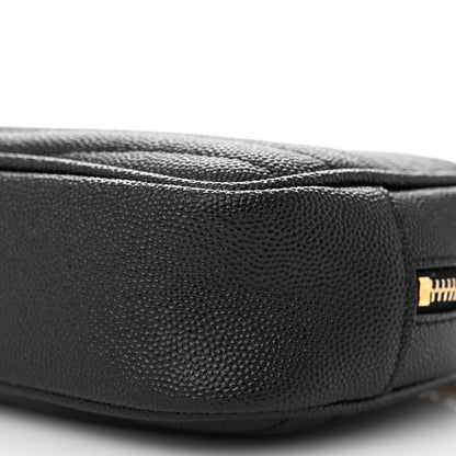 Saint Laurent SAINT LAURENT Grain De Poudre Matelasse Monogram Mini Lou Camera Bag Black 10 of 10