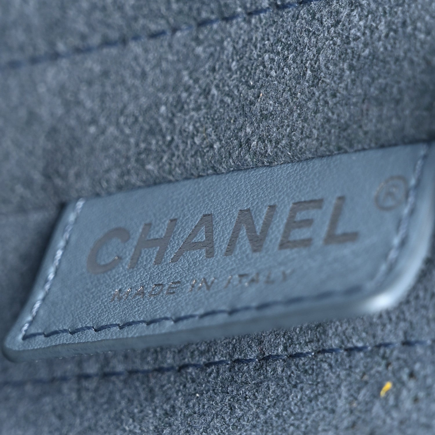 Chanel Calfskin Tweed Small Logo Eyelets Shopping Tote Beige 6 of 11