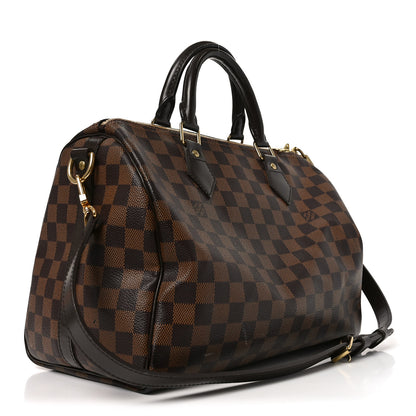 Louis Vuitton Damier Ebene Speedy Bandouliere 30 2 of 10