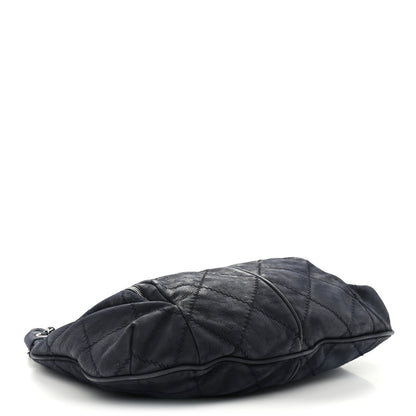 Chanel Nubuck Darjeeling Hobo Navy 7 of 19