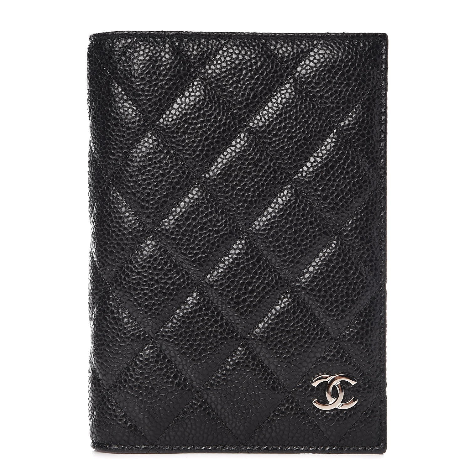 Chanel Caviar Quilted Passport Holder Black 1 of 8