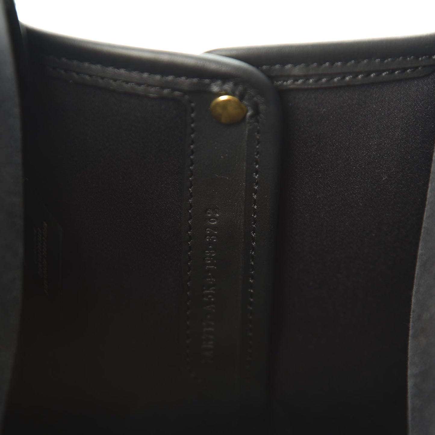 Glazed Fabric Vitello Century FF 1974 Stamp Patch Mini Peekaboo Defender Cover Mogano Panna Black