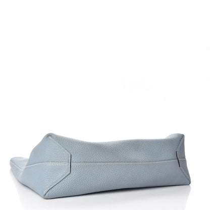 Hermes Taurillon Clemence Double Sens 36 Reversible Tote Bleu Lin Bleu Obscur 10 of 18