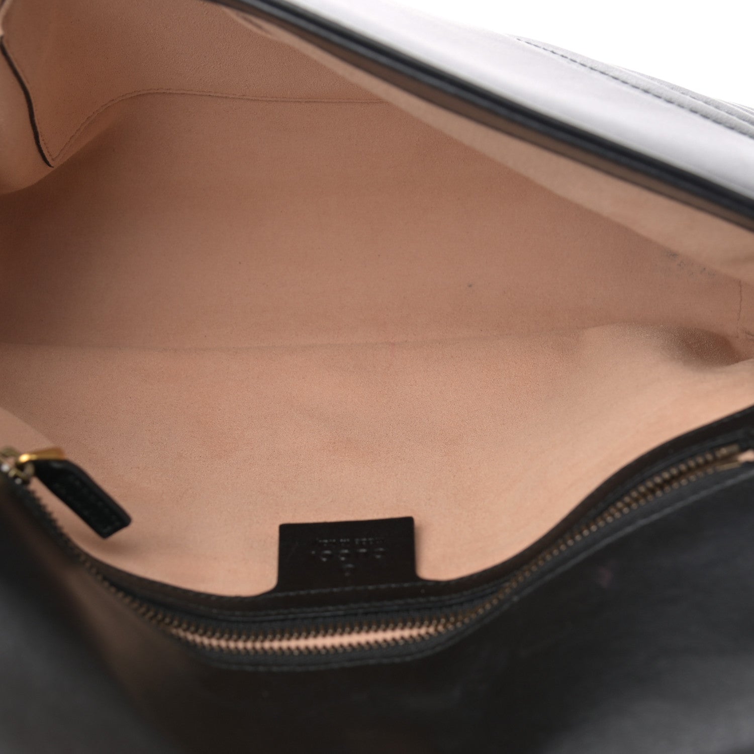 Gucci Calfskin Matelasse Medium GG Marmont Shoulder Bag Black 6 of 14
