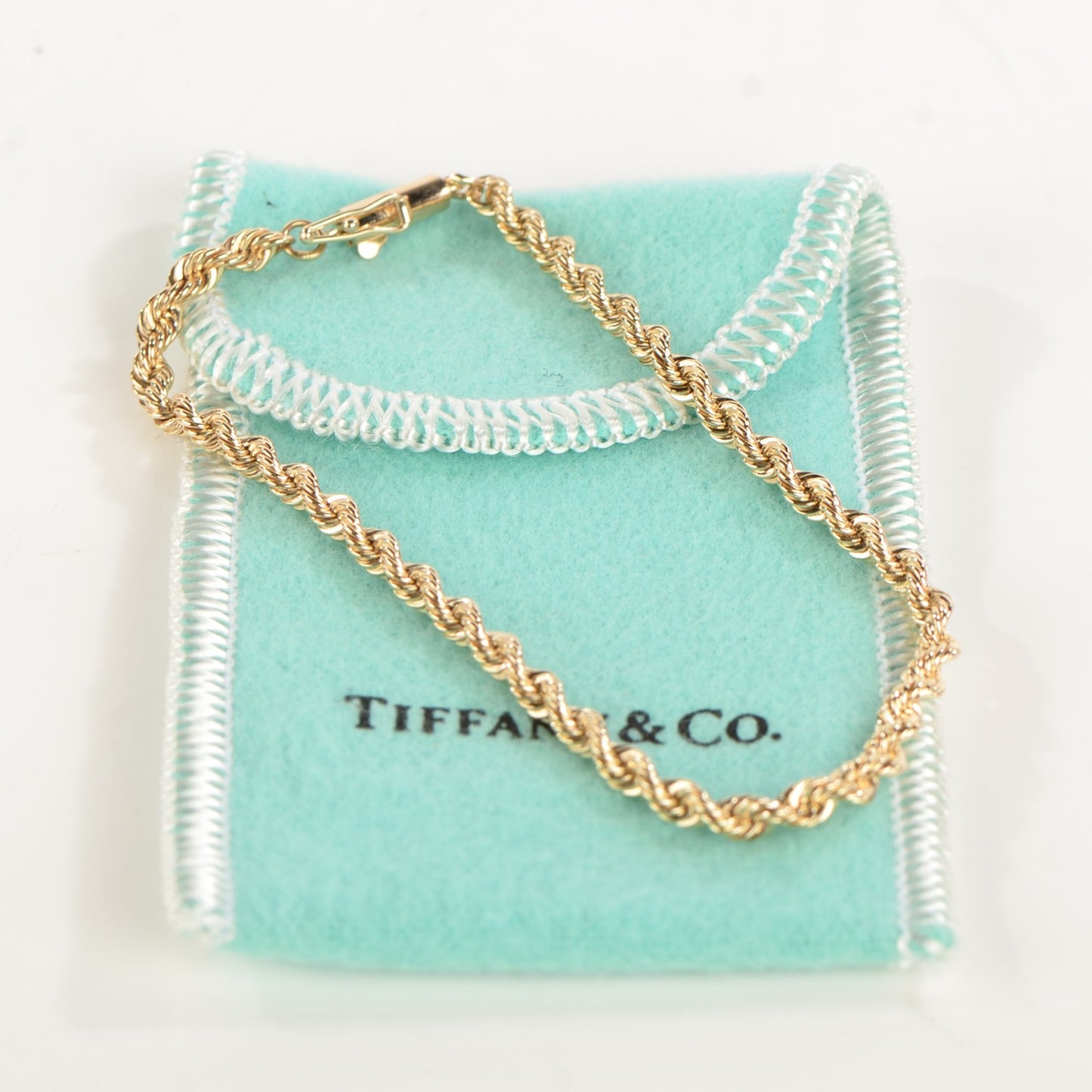 14K Yellow Gold Rope Bracelet