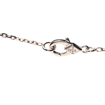Van Cleef & Arpels 18K Rose Gold Vintage Alhambra Pendant Necklace 4 of 8