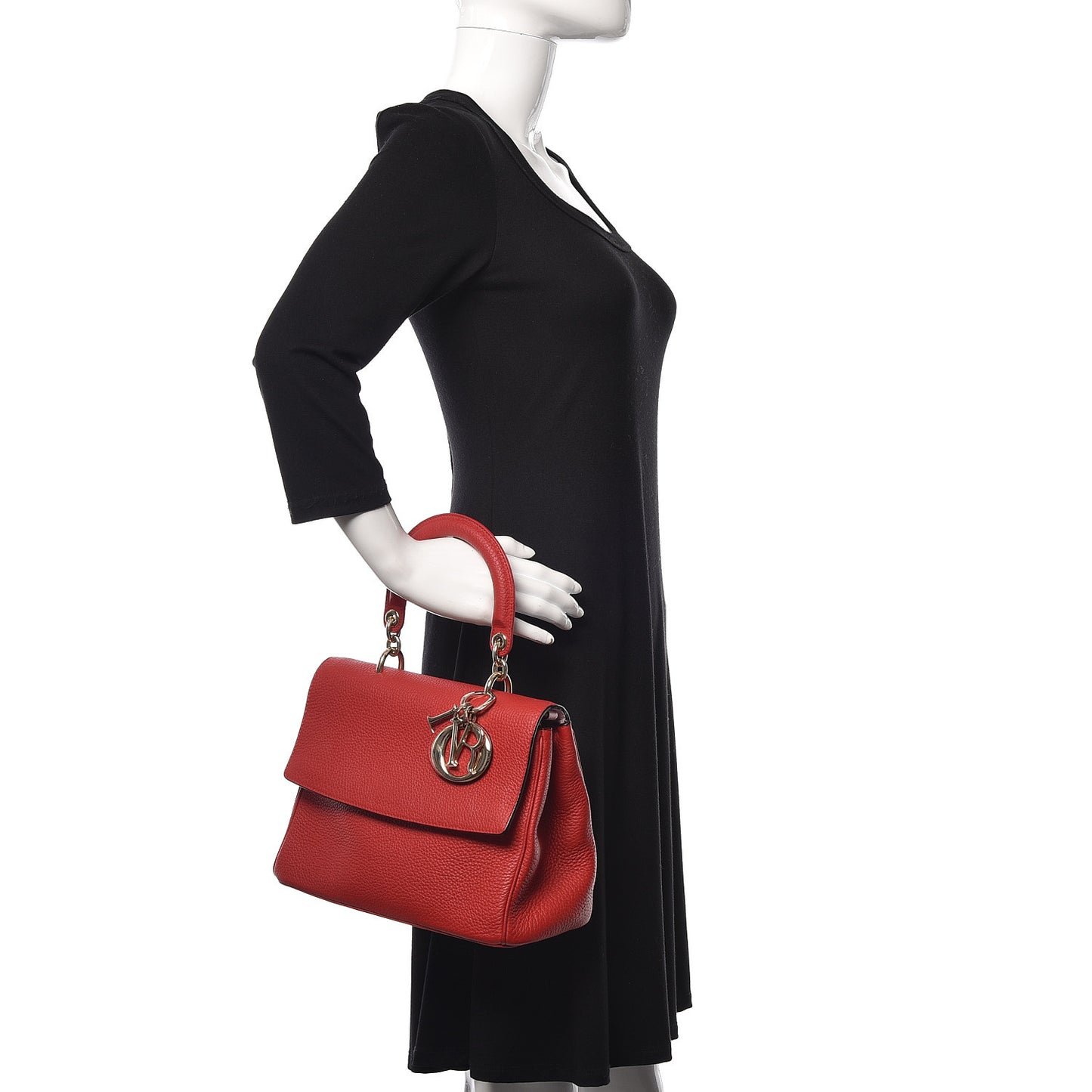 Bullcalf Small Be Dior Flap Red