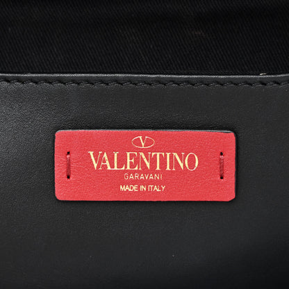 Valentino Garavani Printed Calfskin VLTN Tote Black 6 of 12