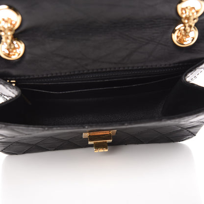 Chanel Aged Calfskin Quilted 2.55 Reissue Mini Flap Black 9 of 19