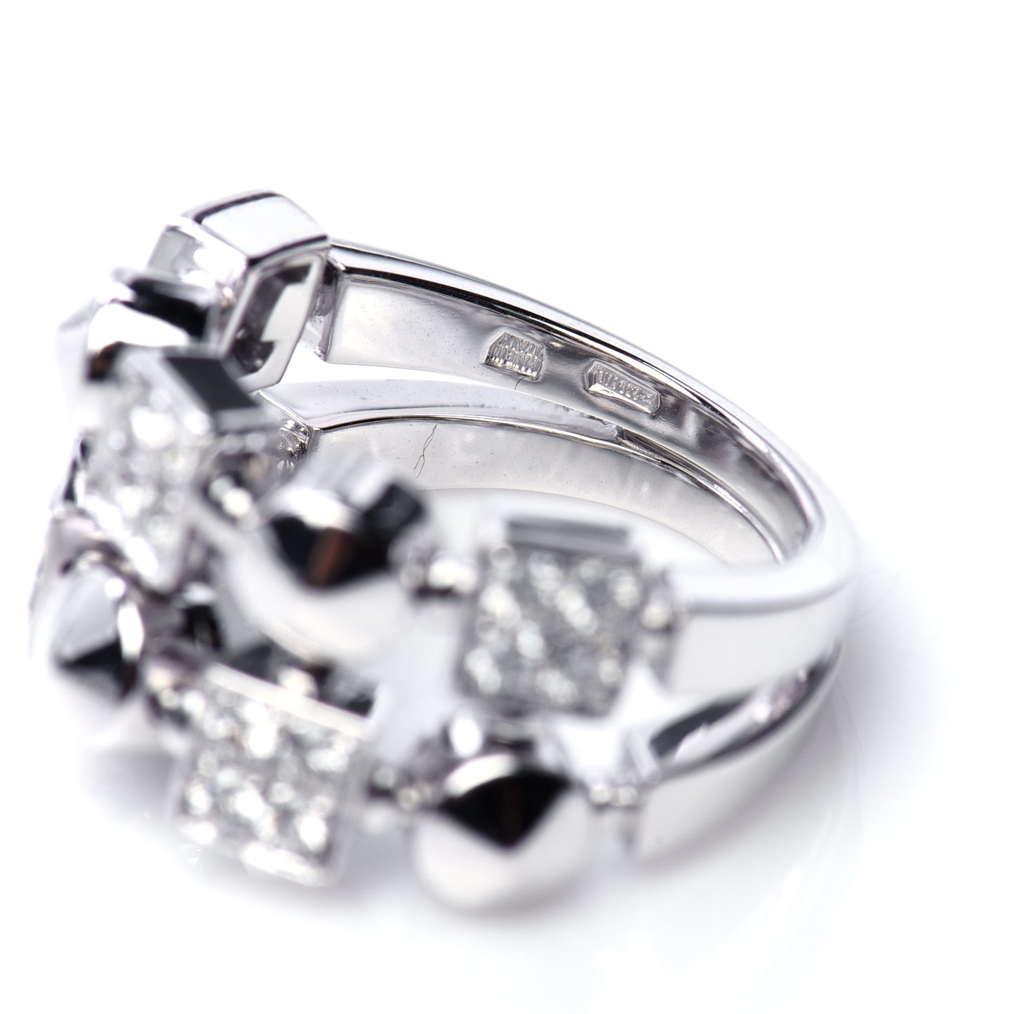 18K White Gold Diamond Lucia Ring 48 4.25