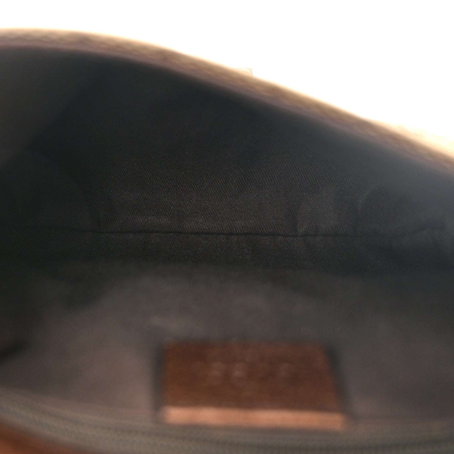 Gucci Monogram Waist Pouch Bag Dark Brown 5 of 11