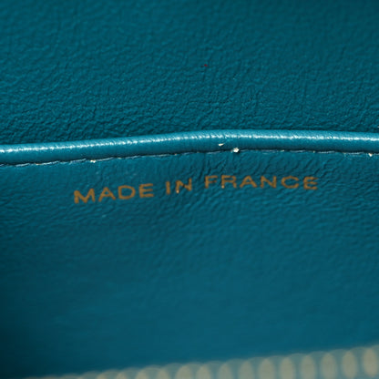 Chanel Lambskin Jumbo Shoulder Bag Blue 7 of 11