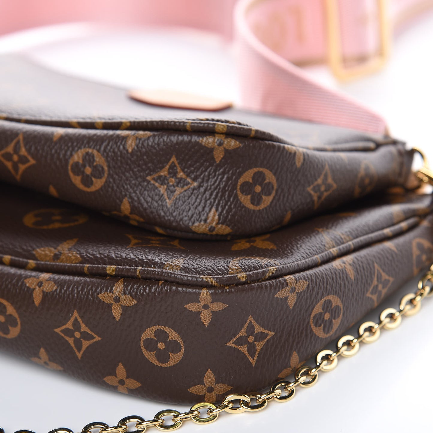 Monogram Multi Pochette Accessories Rose Clair