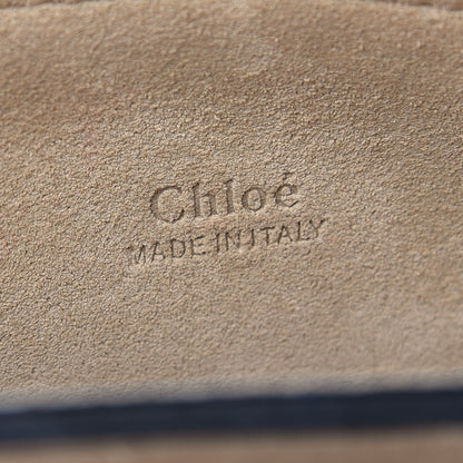Chloe Suede Calfskin Medium Faye Shoulder Bag Cloudy Blue 6 of 9