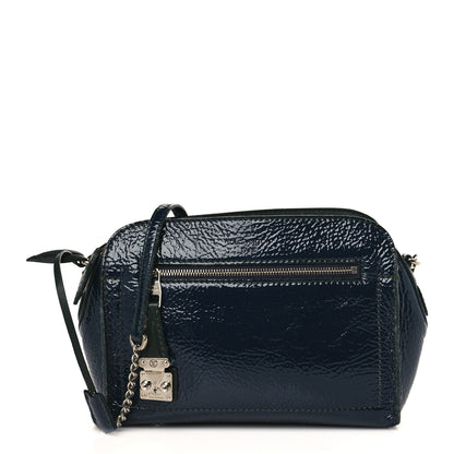 Louis Vuitton Vernis Deerskin Bonded Chain Pochette Marine 1 of 9