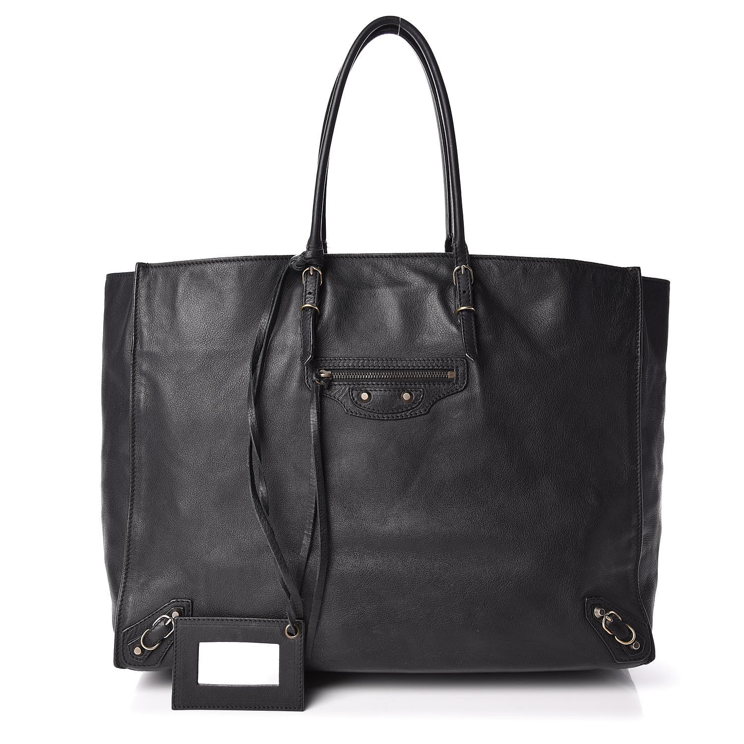 Balenciaga Supple Calfskin Papier A4 Tote Black 1 of 11