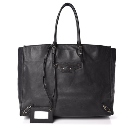 Balenciaga Supple Calfskin Papier A4 Tote Black 1 of 11