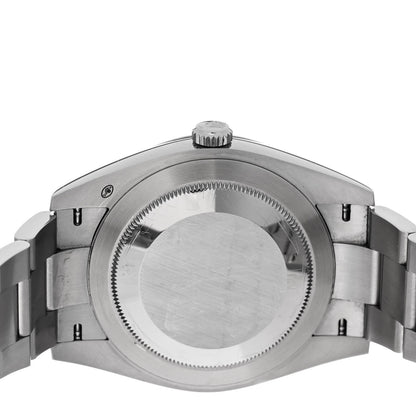 Rolex Stainless Steel 18K White Gold 41mm Oyster Perpetual Datejust Watch Black 126334 4 of 4