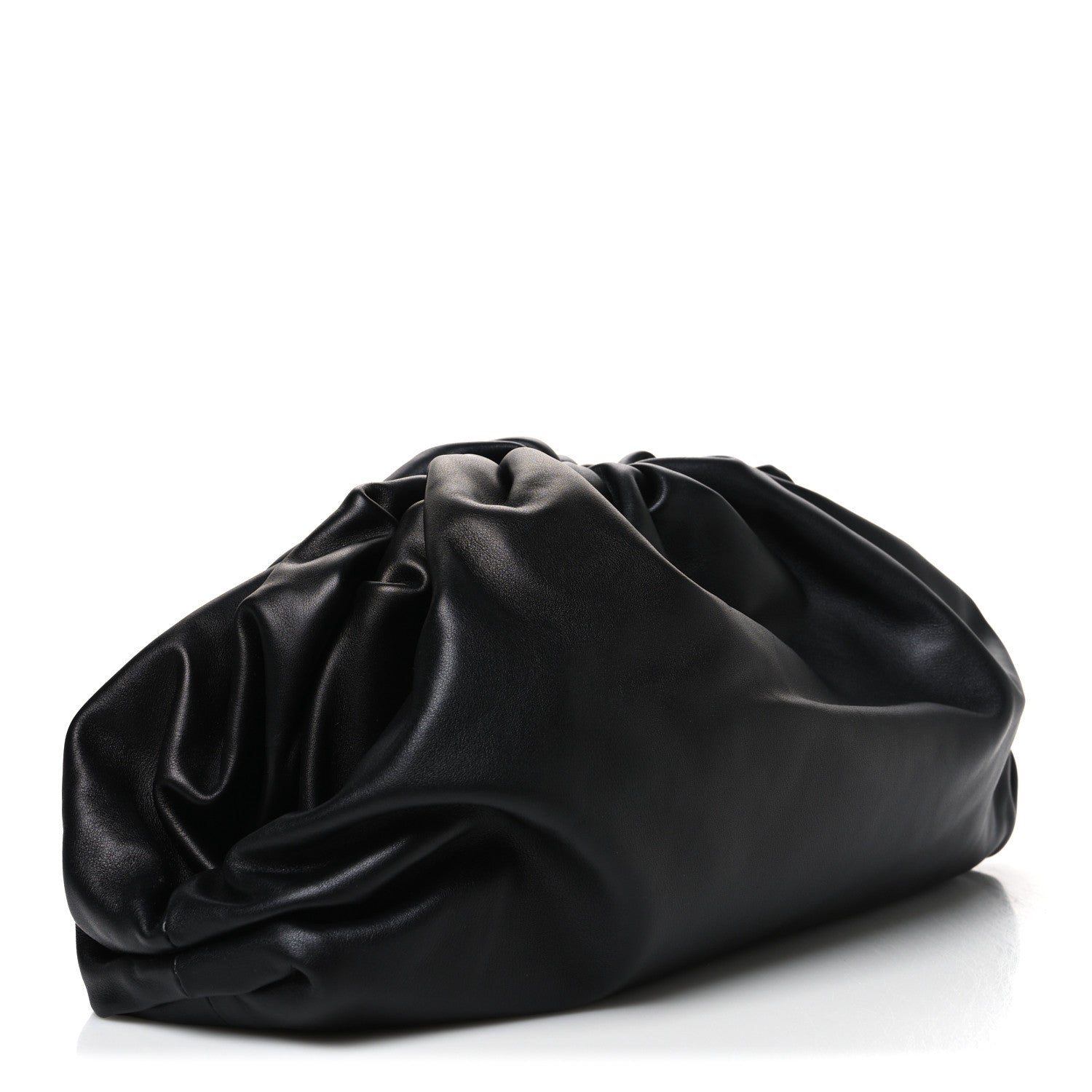 Bottega Veneta Smooth Butter Calf The Pouch Oversized Clutch Black 3 of 11
