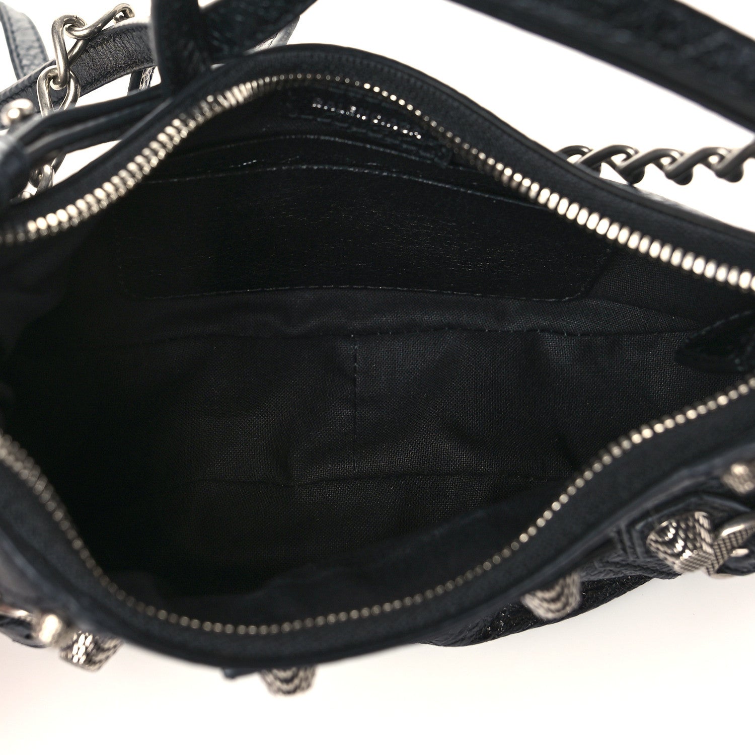 Balenciaga Agneau Arena Le Cagole Mini Purse With Chain Black 5 of 7
