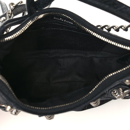 Balenciaga Agneau Arena Le Cagole Mini Purse With Chain Black 5 of 7