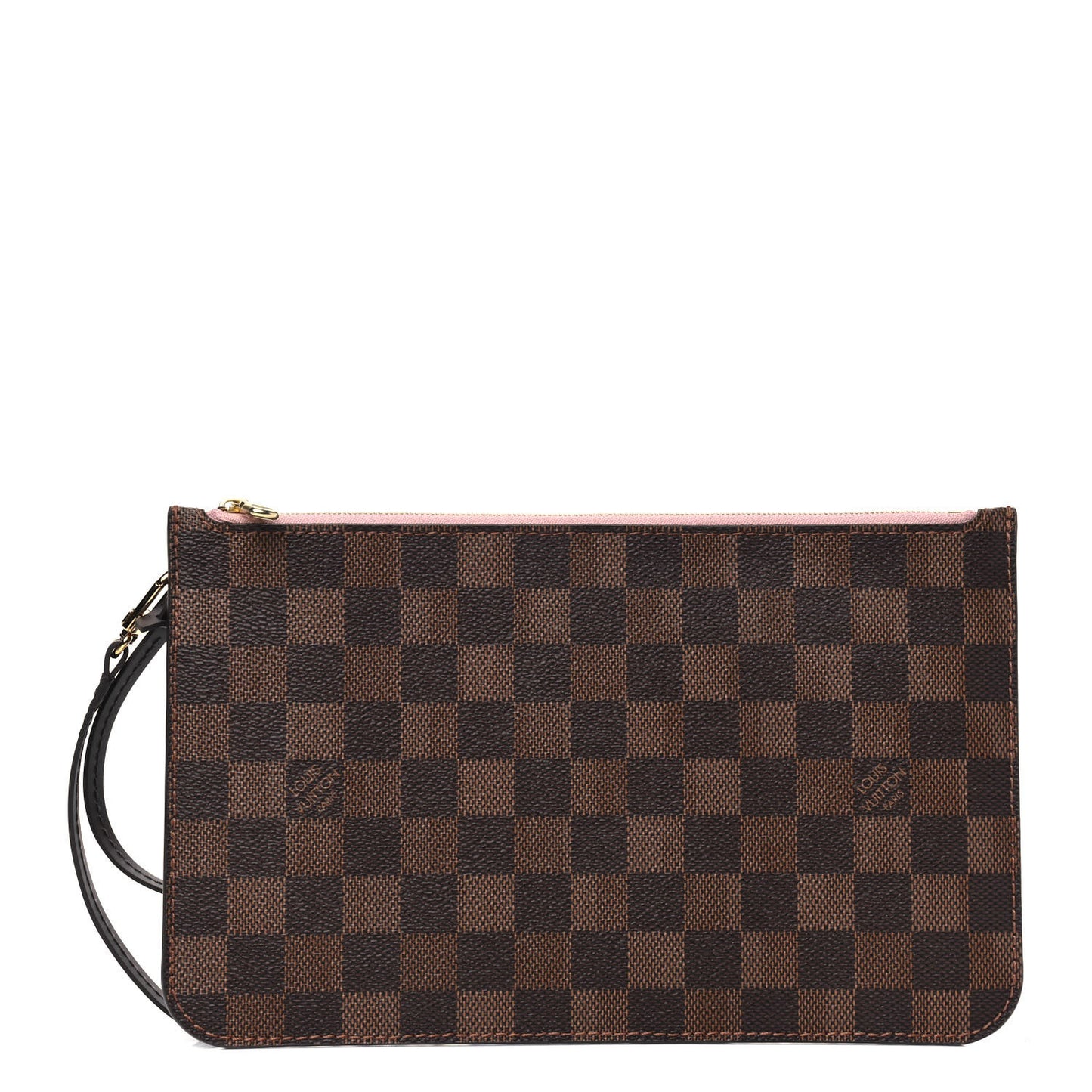 Damier Ebene Neverfull MM GM Pochette Rose Ballerine