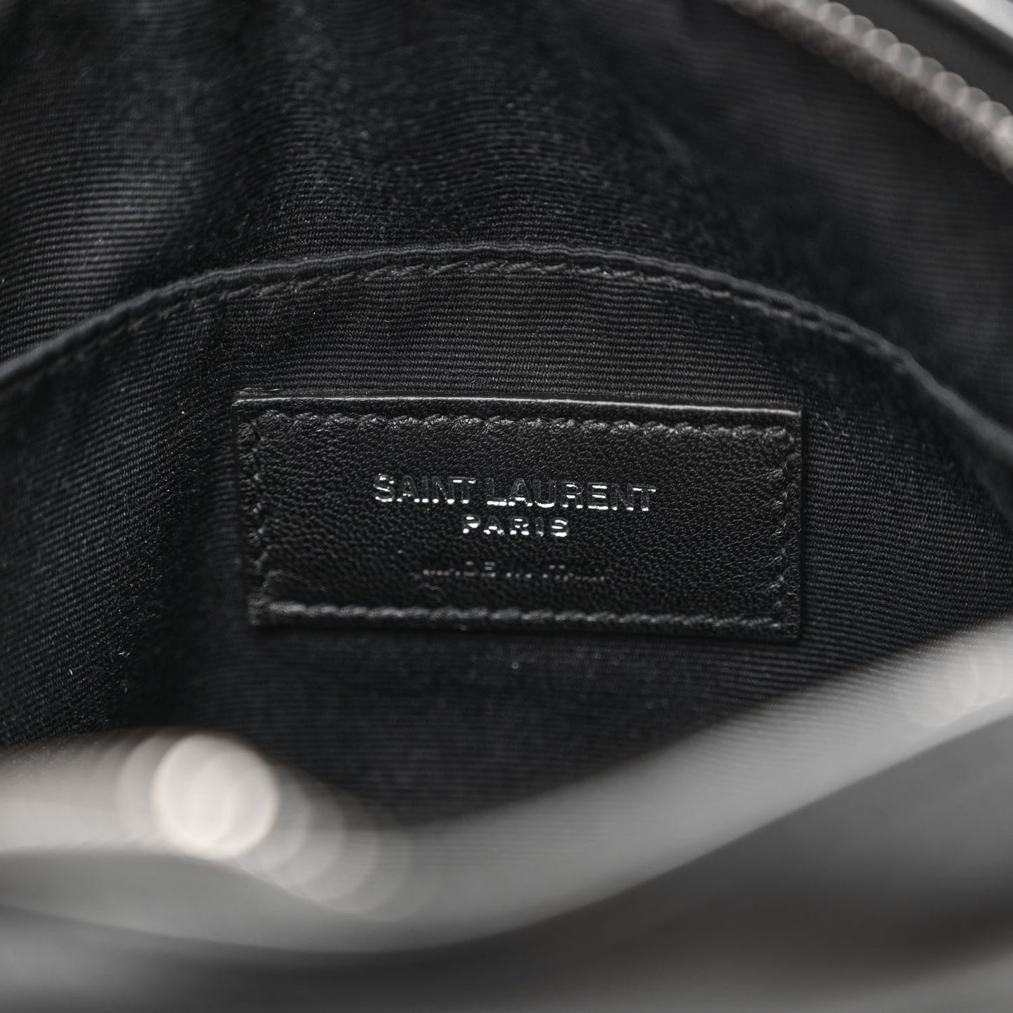 Calfskin Matelasse Monogram Lou Belt Bag Black