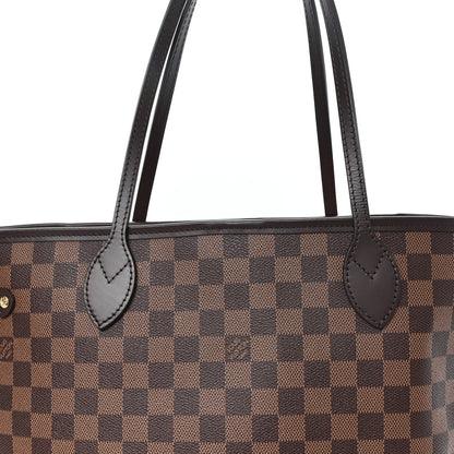 Louis Vuitton Damier Ebene Neo Neverfull MM Rose Ballerine 8 of 10