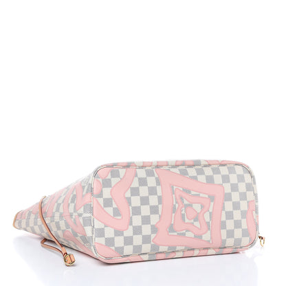 Louis Vuitton Damier Azur Tahitienne Neverfull MM 5 of 12