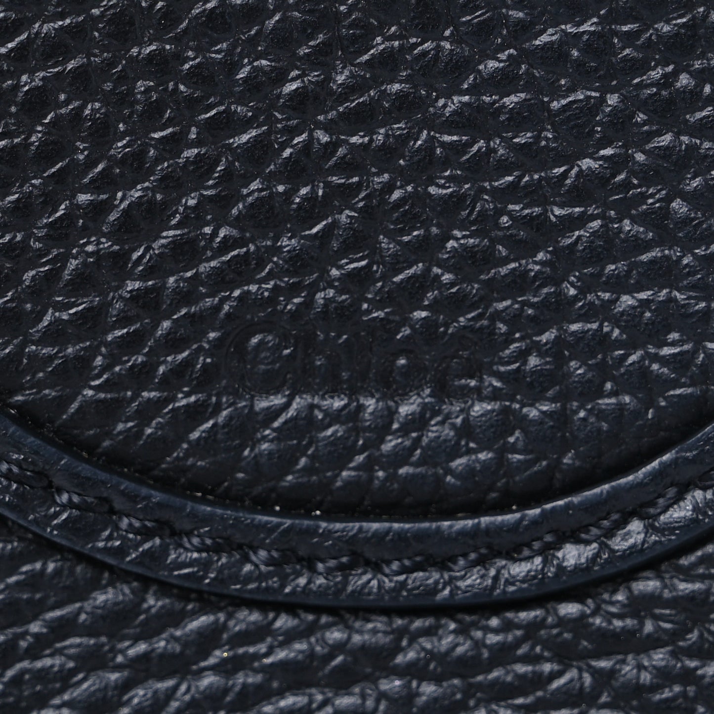 Calfskin Mini Marcie Round Crossbody Bag Black