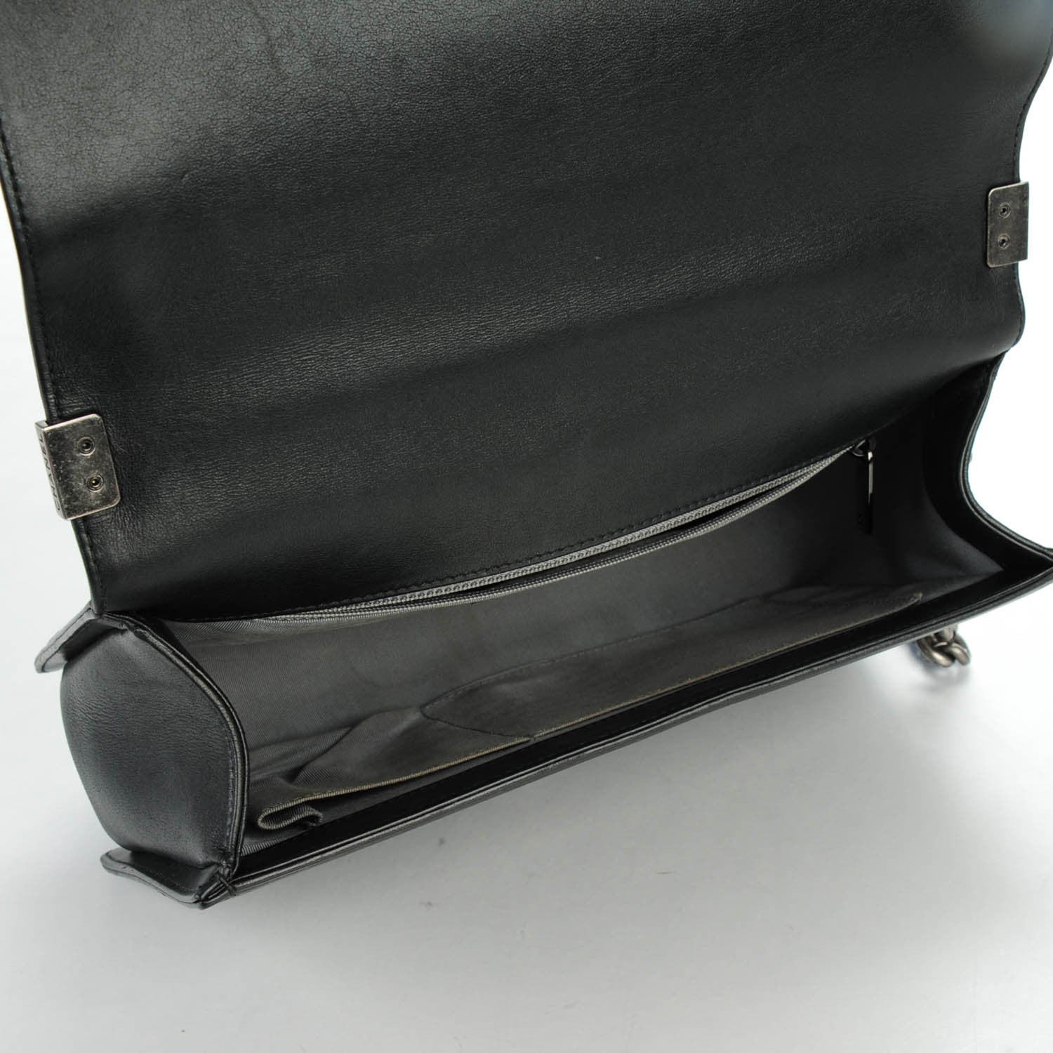 Chanel Lambskin Quilted New Medium Boy Flap Black 5 of 7