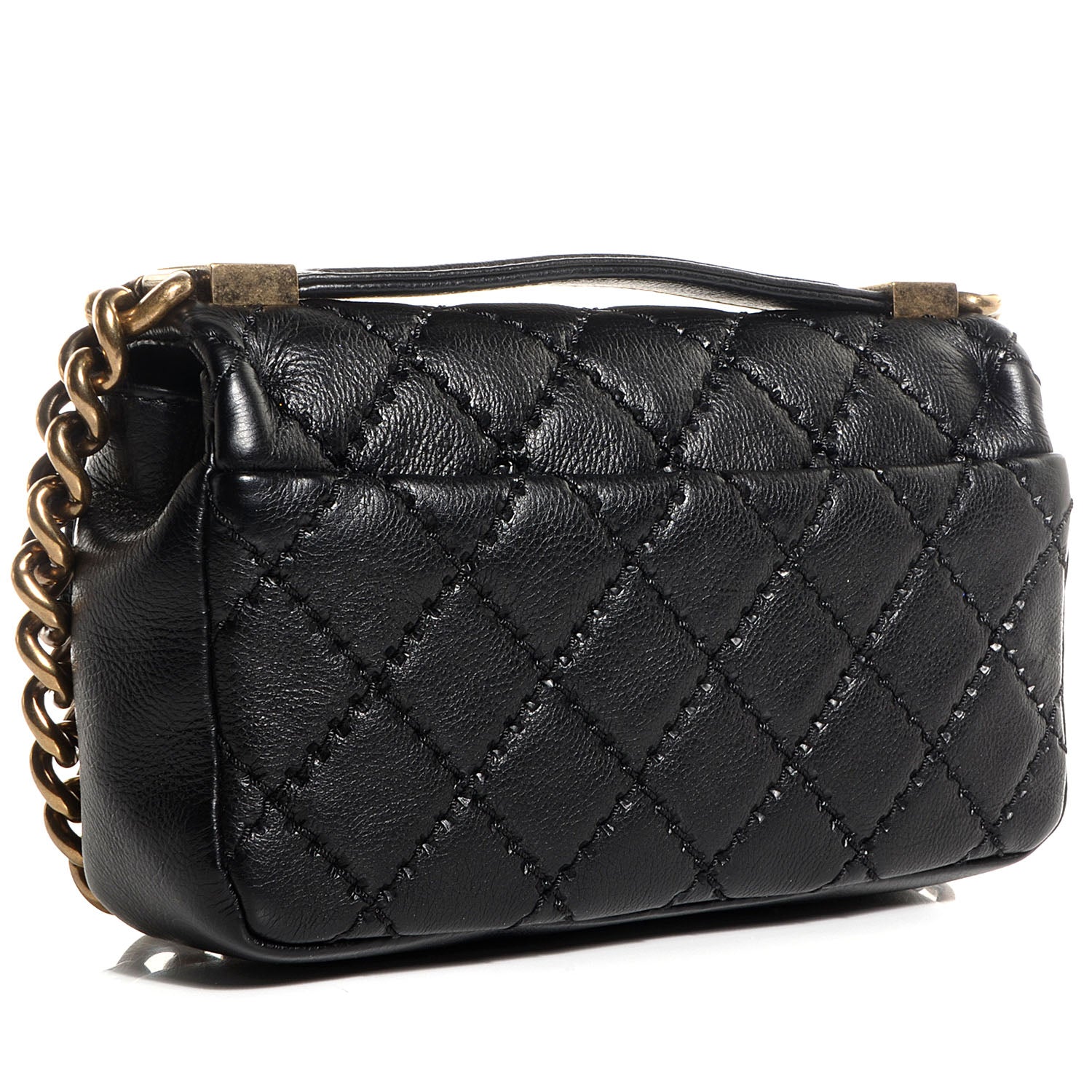 Chanel Calfskin Quilted Urban Day Flap Black 3 of 9