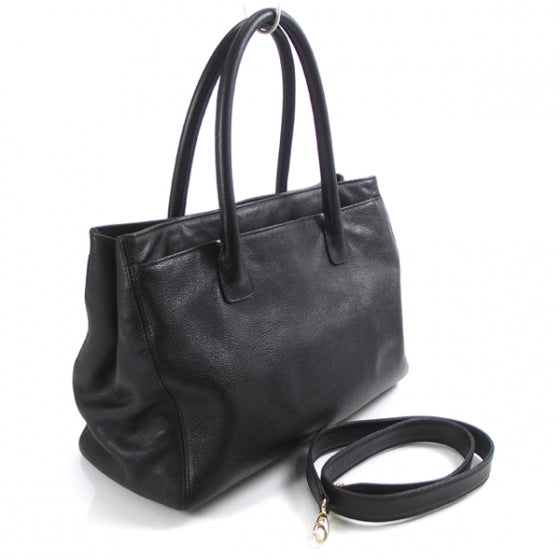 Chanel Caviar Cerf Shopper Tote Black 3 of 12