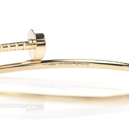 Cartier 18K Yellow Gold Small Juste Un Clou Bracelet 15 4 of 5