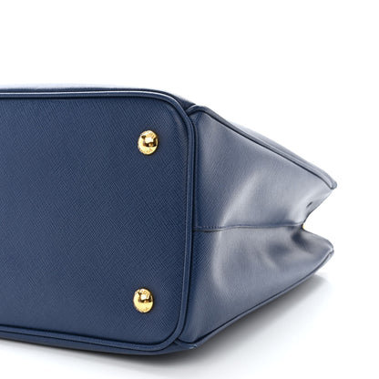 Prada Saffiano Medium Galleria Double Zip Tote Bluette 11 of 14