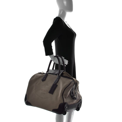 Prada Jacquard Logo Trolley Corda Moro 3 of 35