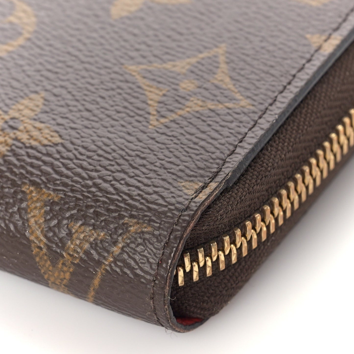 Monogram Zippy Wallet Coquelicot