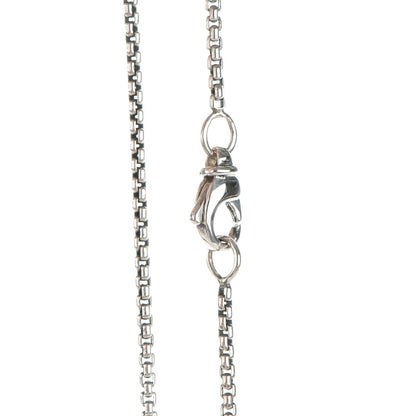 David Yurman Sterling Silver Diamond Pave 7mm Petite Albion Pendant Necklace 4 of 6