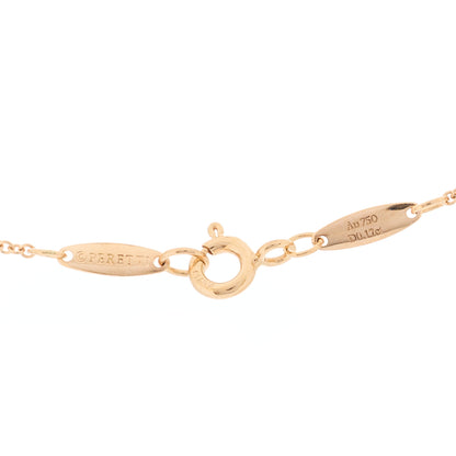 Tiffany 18K Rose Gold Diamond .17ct Elsa Peretti Diamonds by the Yard Pendant Necklace 5 of 6