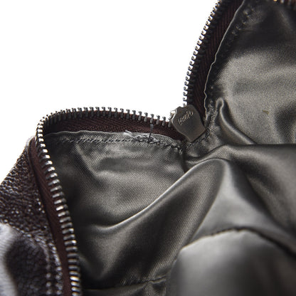 Chanel Caviar Quilted Mademoiselle Satchel Brown 10 of 20