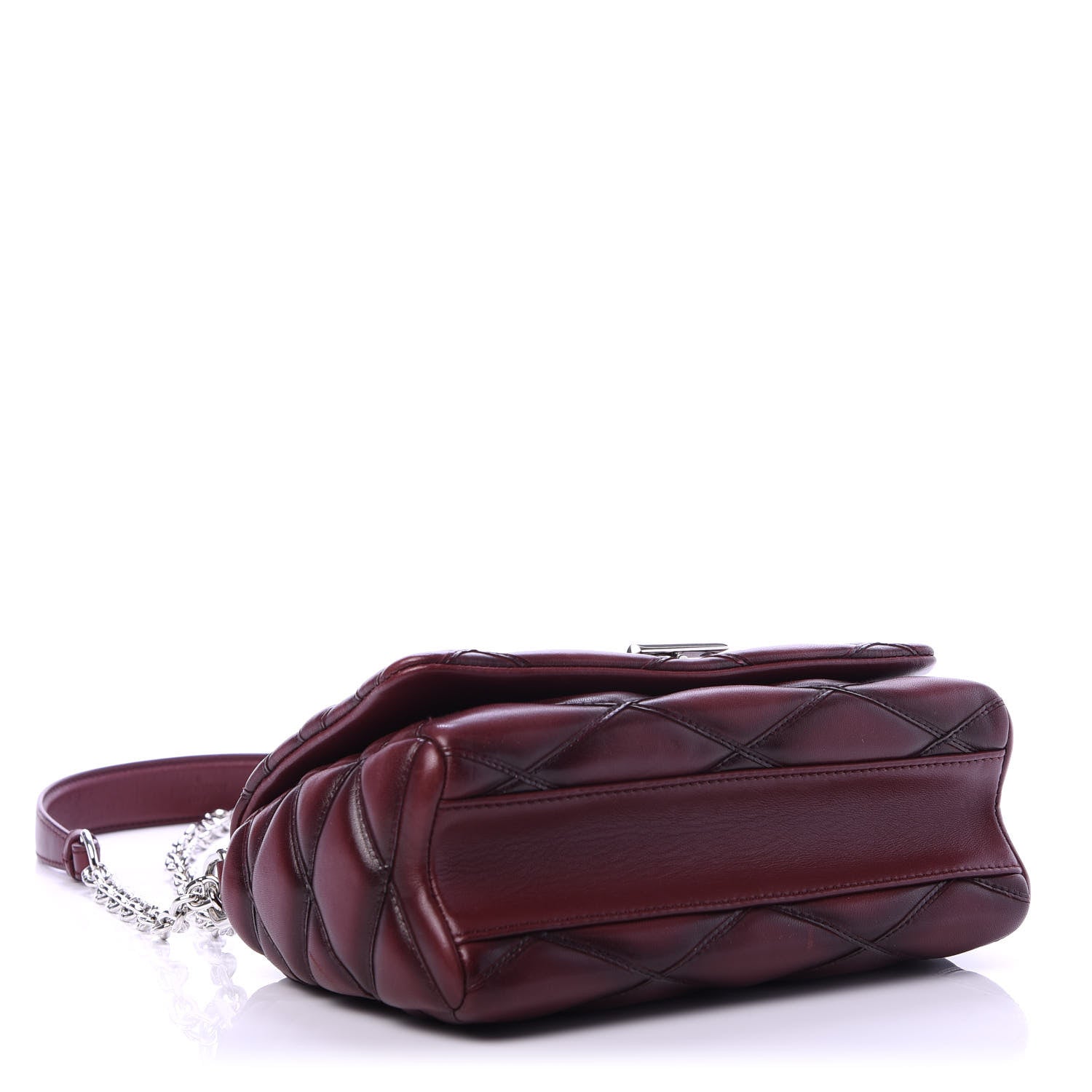Louis Vuitton Lambskin Malletage GO-14 PM Bordeaux 4 of 12