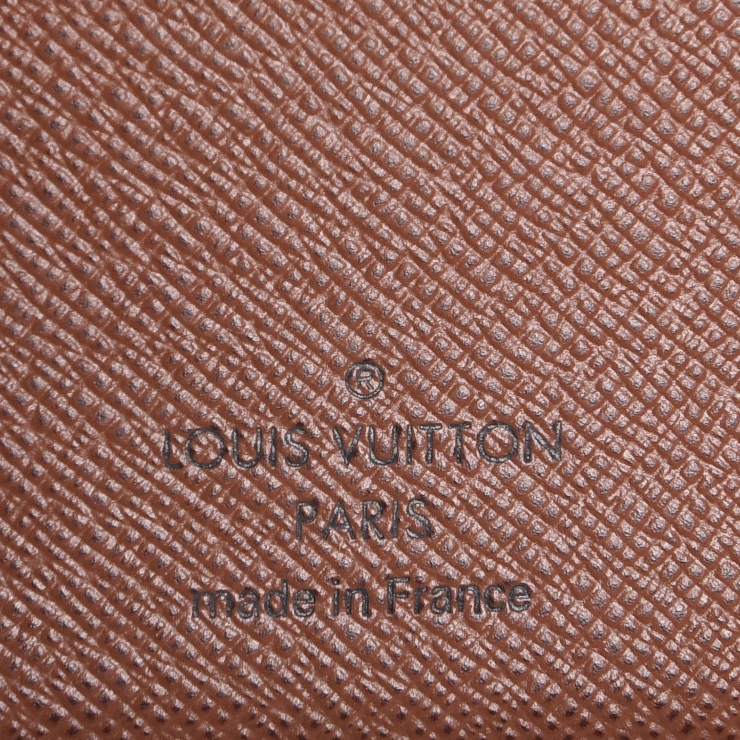 Monogram Pocket Agenda Cover