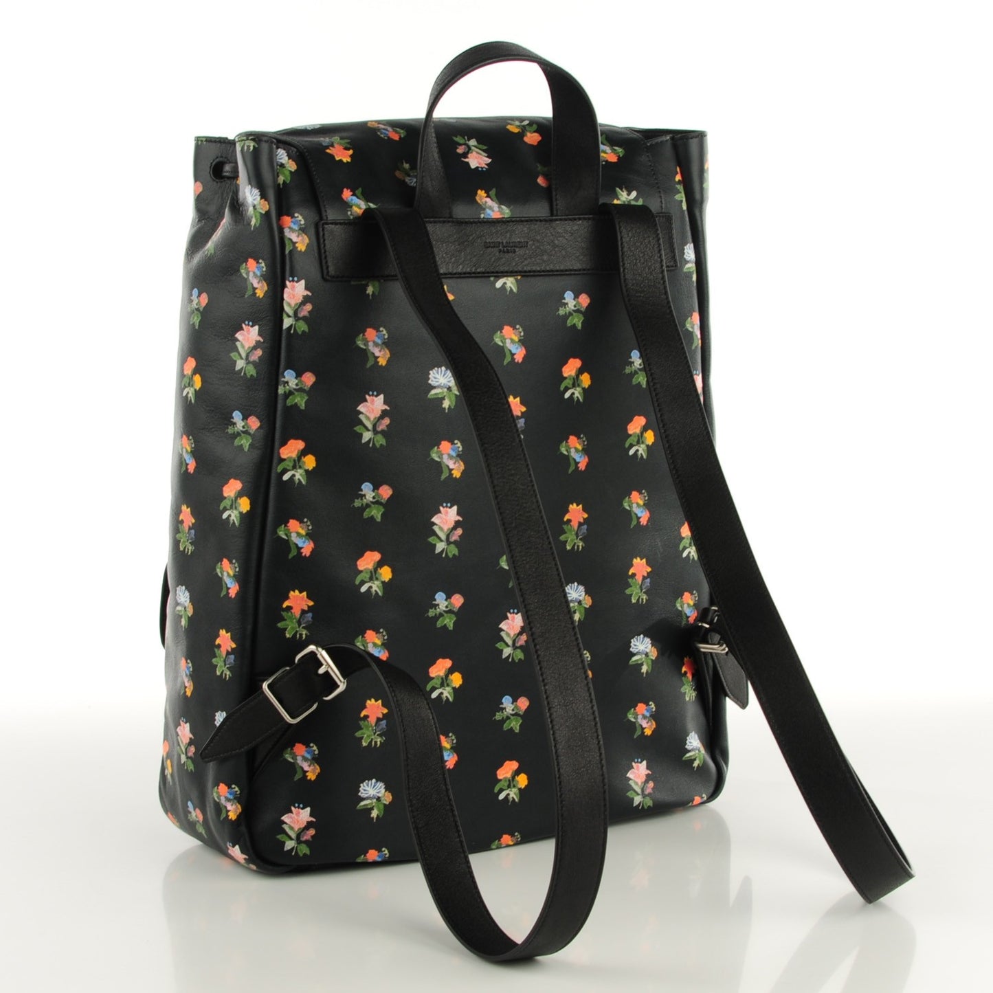 Calfskin Prairie Flower Printed Festival Backpack Multicolor