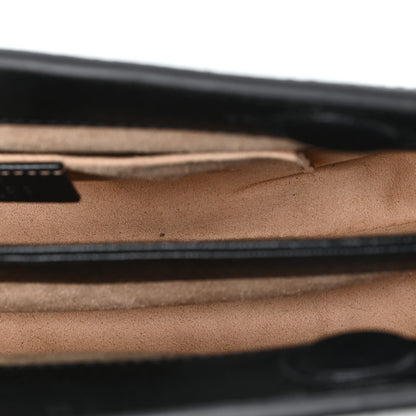 Gucci Calfskin GG Web Small Ophidia Chain Shoulder Bag Black 5 of 10