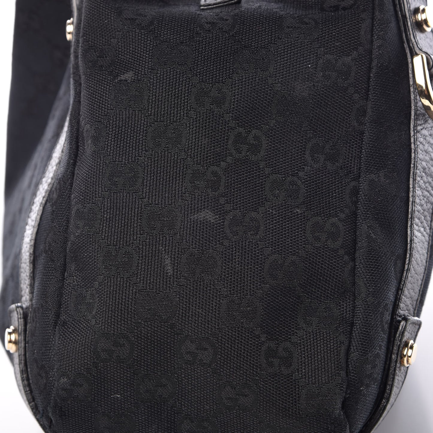 Monogram Medium Abbey Shoulder Bag Black