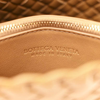 Bottega Veneta Nappa Intreccicio Padded Small Cobble Shoulder Bag Caramel 6 of 9