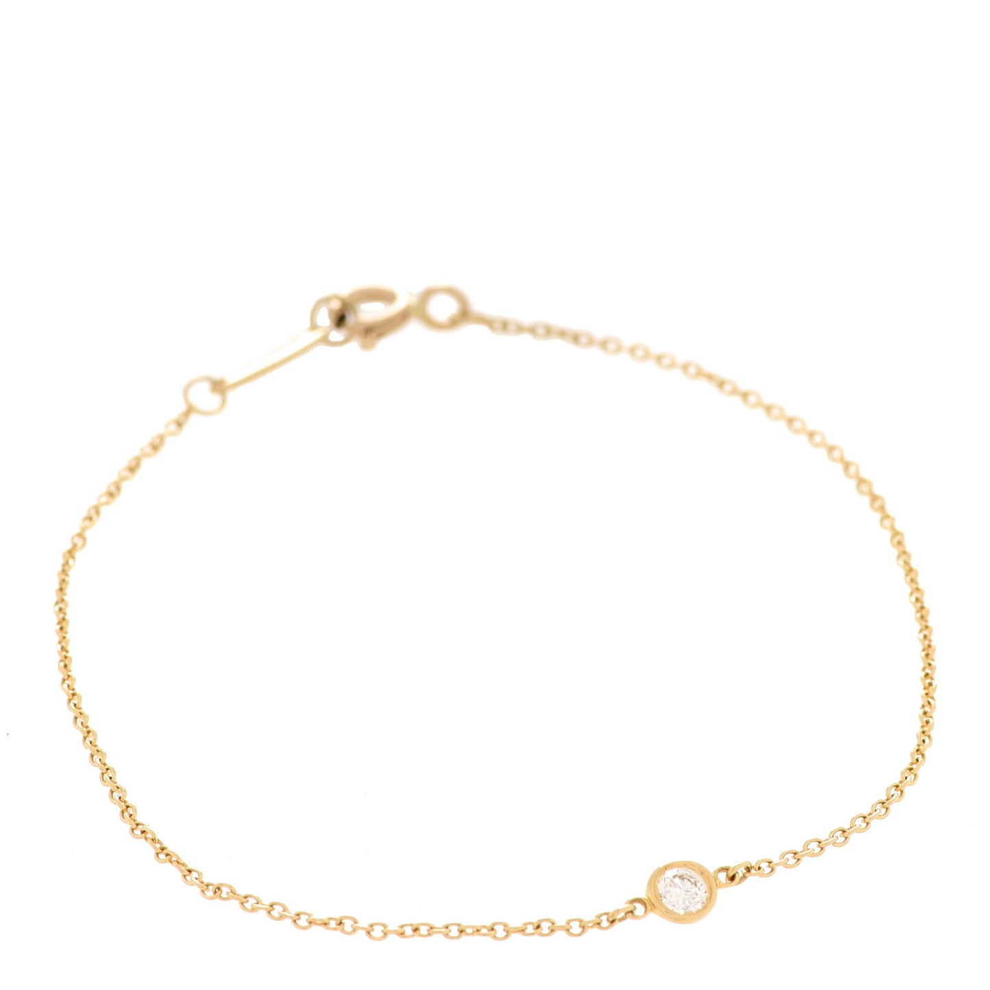 18K Yellow Gold Diamond .08ct Elsa Peretti Diamonds by the Yard Bracelet
