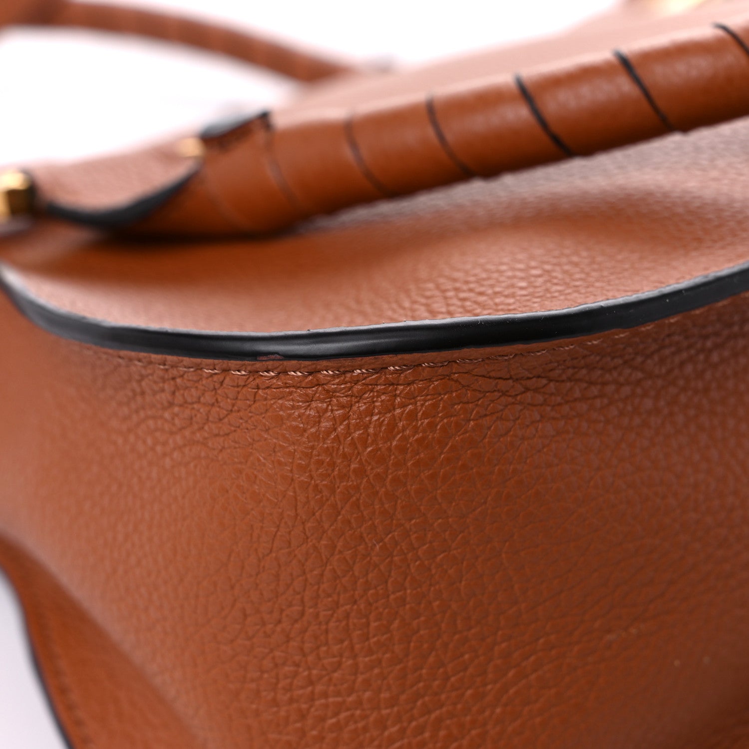 Chloe Calfskin Medium Marcie Satchel Tan 10 of 12