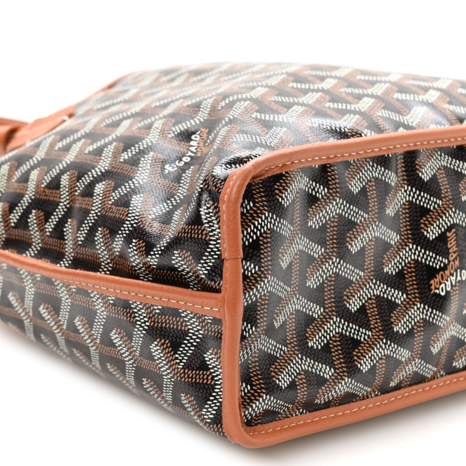 Goyard Goyardine Reversible Mini Anjou Black Gold 15 of 18