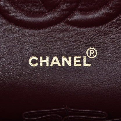 Chanel Lambskin Quilted Medium Double Flap Black 6 of 8
